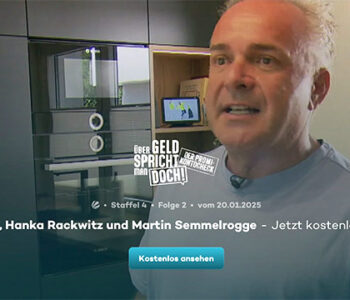 "Über Geld spricht man doch", Folge 2, Sat1, 2025. Martin Semmelrogge, Tim Toupet, Hanka Rackwitz. Realisation/Regie: Susanne Müller
